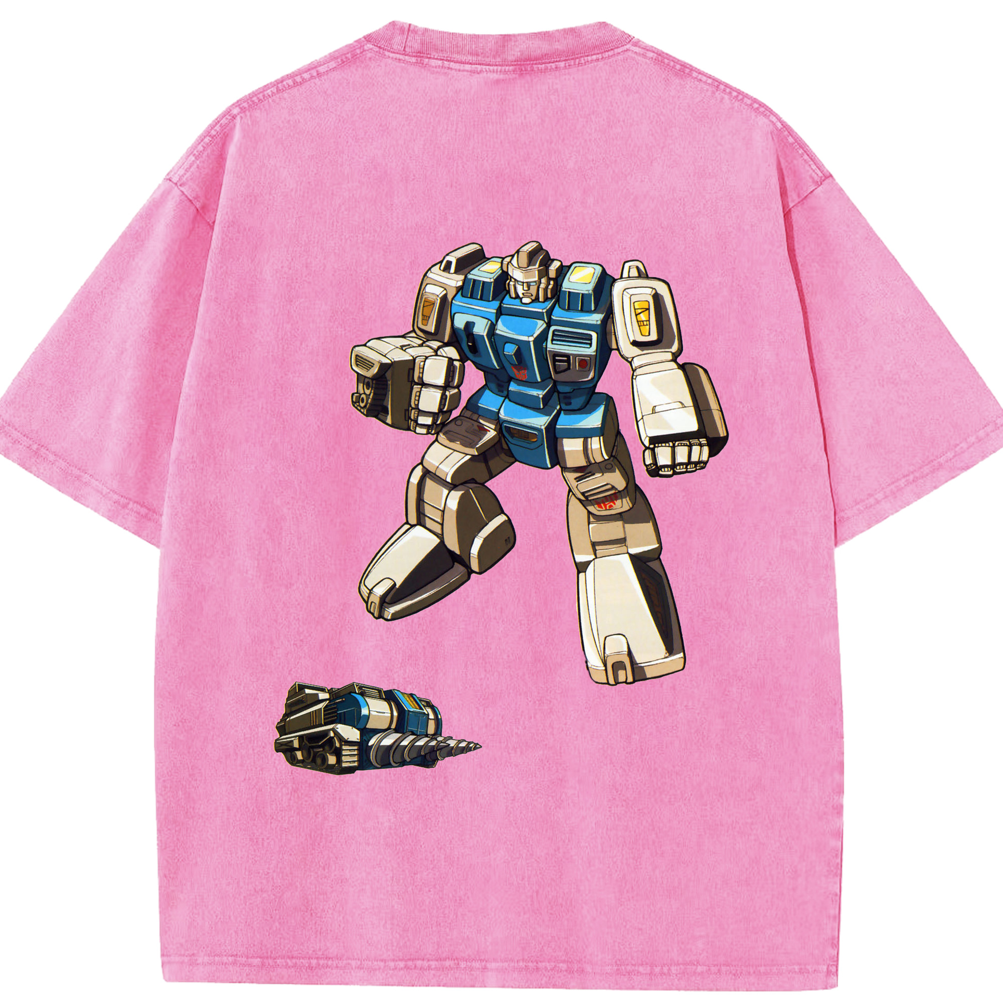 （画像用）  綿100% ヴィンテージ風 半袖Tシャツ（背面プリント）